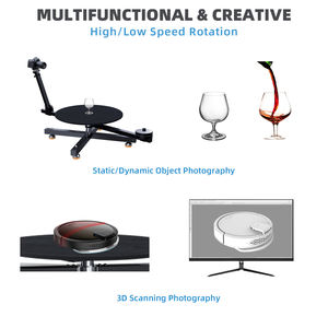 Plataforma Giratoria Profesional para Fotografía RAUBAY 360 Grados (Versión Estándar), Cabina Giratoria para Fotos y Videos - Product Image 5