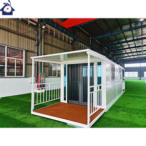 20ft 40ft Portable Modular Prefab Container House Estructura plegable prefabricada Marco Almacén de acero - Product Image 1