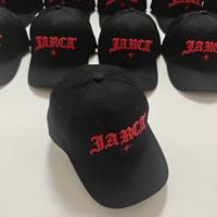 Casquette de baseball brodée à motifs multicolores, logo imprimé, style 6 panneaux, calotte profonde, calotte rigide, visière incurvée