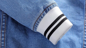 Veste en jean RNSHANGER <span class=keywords><strong>pour</strong></span> homme, coupe slim, style coréen, col montant, <span class=keywords><strong>pour</strong></span> adolescents et jeunes garçons - Product Image 6