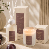 Duft-Geschenkset: Reed-Diffusor, Kerzen-Diffusor, Aroma-Kerzen- und Diffusor-Geschenkset, individuelles Kerzen-Diffusor-Set