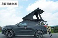 Tente de toit de voiture imperméable, coque rigide ou souple en option, 2-4 personnes, 4x4 tout-terrain, camping en plein air, tente de toit pour véhicule universel
