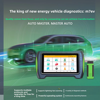 Lecteur de code de diagnostic complet OBD2 pour véhicules électriques M7 VE, alimenté par batterie, 7 pouces, outil d'analyse des pannes automobiles