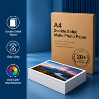 Papier photo mat double face Jinlan Premium A4 108g-300g, vente en gros, séchage instantané, imperméable, pour impression jet d'encre, pour brochures