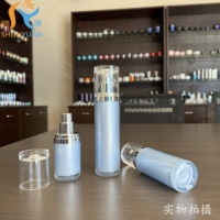 Bouteille en plastique de 15ml 30ml 50ml Paquet de maquillage de fond de teint crème cosmétique petite bouteille à pompe de lotion