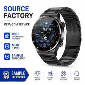 Montre connectée <span class=keywords><strong>de</strong></span> luxe pour homme QW33, appels Bluetooth, moniteur <span class=keywords><strong>d</strong></span>'oxygène/sanguin, suivi du <span class=keywords><strong>sommeil</strong></span>, étanche IP67, sport, fitness, Android, iOS - Product Image 1