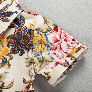 Conjunto de Ropa de Verano 2019 para Niños, Camisas con Flores + Pantalones Cortos de Mezclilla, 2 Piezas, Traje de Caballero para Bebés - Product Image 4