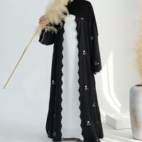 Vêtements islamiques Sharut, Turquie, Eid Ramadan, kimono modeste, robe abaya pour femmes musulmanes, broderie florale, Nida, Dubaï
