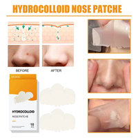 Eelhoe 10 patchs hydrocolloïdes pour le nez, masque nasal nettoyant et exfoliant, patch anti-points noirs