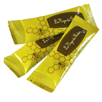 Sachets de miel royal personnalisés imprimés en gravure, 10g 20g, en aluminium, pour l'emballage du lait