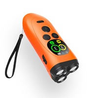 Répulsif à ultrasons pour chiens, étanche IP67, rechargeable 1200 mAh, dispositif portable d'éducation canine pour la sécurité en extérieur