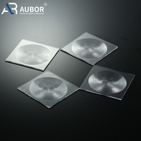 Vente en gros de lentille de Fresnel en PMMA de haute précision rectangulaire de forme carrée asphérique plan-convexe pour la mise au point de projecteur d'éclairage LED