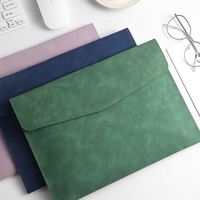 Porte-documents A5 en cuir PU à fermeture magnétique, sacs à lettres portables pour affaires – Vente chaude