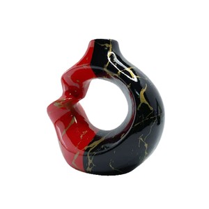 High Sense Irregular Art Spiral Color Matching Epoxy <b>Resin</b> <b>Sculpted</b> Figurine Home Flower Arrangement New Year's Decorative - Product Image 5