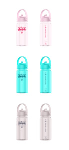 Logotipo personalizado de moda a granel Bpa libre gimnasio deporte succión pajita botellas de agua de plástico con ascensor - Product Image 2