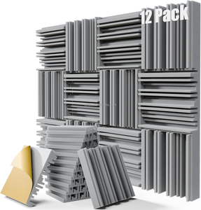 <span class=keywords><strong>Esponja</strong></span> de espuma acústica de estudio con forma de pista, espuma acústica ignífuga, paneles de espuma de estudio acústico <span class=keywords><strong>para</strong></span> pared - Product Image 1