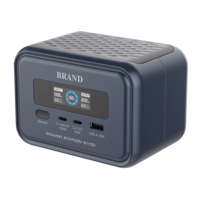 100W Kapasitas Tinggi 99.2Wh Pembangkit Listrik Portabel yang Disetujui TSA, Generator Tenaga Surya, Pengisi Daya Baterai Darurat untuk Berkemah di Luar Ruangan