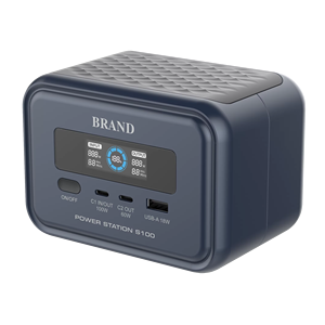 สถานีไฟฟ้าพกพา 100W เครื่องกำเนิดพลังงานแสงอาทิตย์ ชุดแบตเตอรี่สำรองสำหรับกรณีฉุกเฉิน ตั้งแคมป์กลางแจ้ง ชาร์จแล็ปท็อปและโทรศัพท์ - Product Image 1