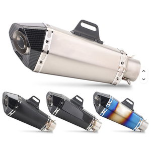 Nouveau Silencieux d'échappement universel 51mm en acier inoxydable pour moto avec <span class=keywords><strong>Db</strong></span> <span class=keywords><strong>Killer</strong></span>, compatible GSXR1000 SV650 Crf150 Gsxr150 <span class=keywords><strong>Z900</strong></span> Z750 Xj6 Adv350 High - Product Image 6