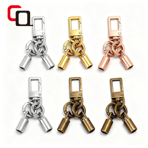 Metal DIY <strong>Swivel</strong> <strong>Clasps</strong> Lobster Buckle Chain Pendant Lanyard Push Gate Snap Hook with <strong>Key</strong> <strong>Ring</strong> Bag Hardware - Product Image 4