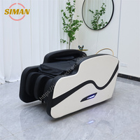 Siman Offre Spéciale Lit de Massage Corporel Durable Électrique Intelligent en Cuir PU de Luxe avec Éponge Haute Densité et Cadre en Fibre de Verre pour Salon