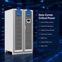 Système d'alimentation sans interruption (ASI) Eaton 93PR 300-600 kW triphasé, batterie lithium, stockage d'énergie pour centre de données, alimentation critique