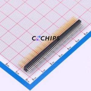 TMS-150-01-S-D Pin Header Through hole Component (THT),P=1.27mm Connector 1.27mm 2.54mm Through Hole Double Row - Product Image 1