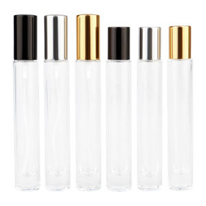 Transparent Oil Perfume Bottles clear Gold Sliver Black Cover 10ml From <strong>China</strong> <strong>Supplier</strong> - Product Image 5