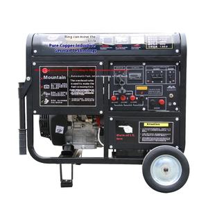 소형 가정용 10KW 220/380V 이중 전압 발생기 압전 시작 60Hz 주파수 24V 캠핑용 정격 전압 AC/DC - Product Image 1