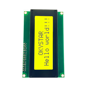 OKY4007-1โมดูลแสดงผล LCD ตัวละคร4 2004A 5V 2004 20สีเหลืองสีเขียว - Product Image 4