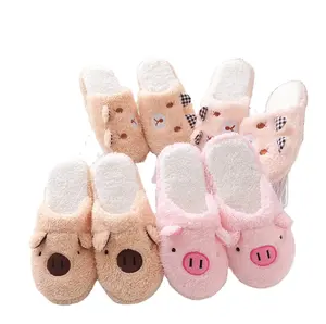 Household Slippers Pig Shape Home Floor Slippers Soft Women Shoes Slipper Design