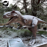 Statue de dinosaure grandeur nature, simulation réaliste, décoration de parc à thème extérieur, modèle de dinosaure