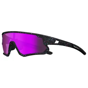 Hot Adult Unisex unettes de cyclisme Lunettes de soleil de sport de plein air Lunettes de vélo de montagne, Lunettes de soleil de sport Wrap Biker Glasses