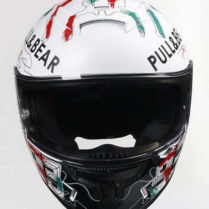 Casco Integrale da Moto da Corsa in ABS Certificato DOT CE, Fornitura Speciale Transfrontaliera, Equipaggiamento Protettivo per Moto - Product Image 2