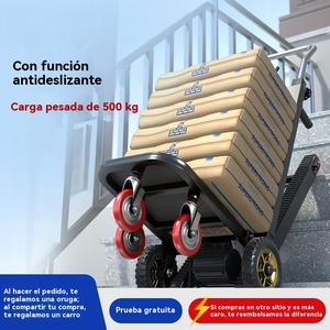 <strong>hand</strong> <strong>truck</strong> cart carts <strong>folding</strong> electric stair climber wagon climbing trolley <strong>dolly</strong> transport <strong>dollies</strong> foldable heavy duty - Product Image 2