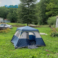 YumuQ Offre Spéciale 4 saisons étanche extérieur luxe cabine pliante tente famille Camping pour 5 personnes