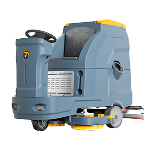 K80 Ride on <b>Floor</b> Scrubber 140L Large Battery Powered Supermarket Garage Hard <b>Floor</b> Wash Road 0.5mm Diameter Nylon Bristles for - Product Image 4