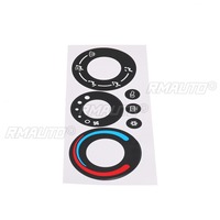 Autocollant de réparation pour bouton de commande de climatisation de voiture, pour Chevrolet Equinox Pontiac Torrent 2005-2006, autocollants de voiture