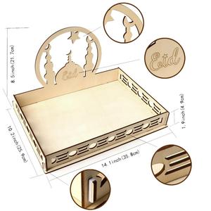 Plateau <span class=keywords><strong>de</strong></span> service pour l'aïd du Ramadan, assiette à <span class=keywords><strong>Dessert</strong></span> coupée au Laser, boîte <span class=keywords><strong>de</strong></span> rangement des cadeaux <span class=keywords><strong>de</strong></span> l'aïd fournitures <span class=keywords><strong>de</strong></span> décoration <span class=keywords><strong>de</strong></span> fête 12 pièces - Product Image 6
