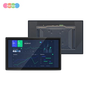 10 15 17 19 21 24 Inch Nhúng Không Quạt Máy Tính Android Chống Thấm Nước Màn Hình Cảm Ứng Tablet Ip65 Màn Hình Công Nghiệp PC - Product Image 1