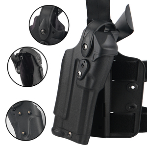 Funda de seguridad de nivel 3 6360 para uso medio con corte óptico para mira de punto rojo, compatible con luz X300 para Glock 2011 TP9 P99 M&<span class=keywords><strong>P</strong></span>, equipo de tiro - Product Image 3