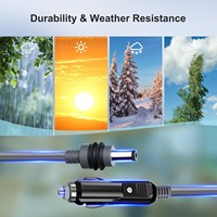 Vente en gros Starlink Mini DC câble chargeur de voiture avec QC5.0 100W sortie 20V entrée matériau ignifuge extrémité allume-cigare 15A fusible