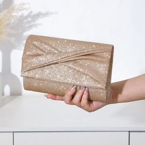 กระเป๋าคลัทช์ผู้หญิง Bell 2025 รุ่นใหม่ หรูหรา สายโซ่สี่เหลี่ยมจตุรัส ความจุเยอะ ลายโมโนแกรม สง่างาม ทันสมัย สไตล์เรโทร ใช้ได้ทุกวันและงานกลางคืน คุณภาพระดับ 5A - Product Image 1