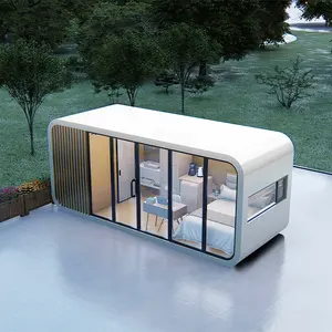 Casa contenedor modular más vendida Apple Cabin Tiny Villa 2024 Nuevo tipo