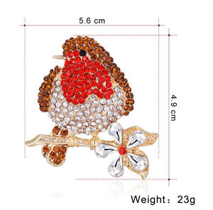 Bijoux pour enfants <span class=keywords><strong>Amazon</strong></span> Hot exquis petit oiseau mignon animal <span class=keywords><strong>broche</strong></span> plein de diamants femmes pull manteau <span class=keywords><strong>broche</strong></span> transfrontalier - Product Image 4