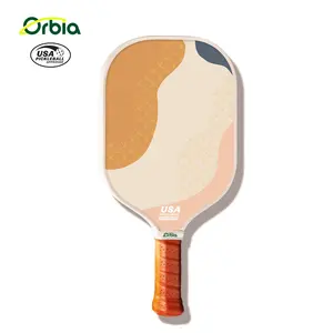 Orbia Sports High Quality Customized Carbon Fiber Usapa Approved Cheap Composite Pickleball Paddle With PP Honeycomb Core