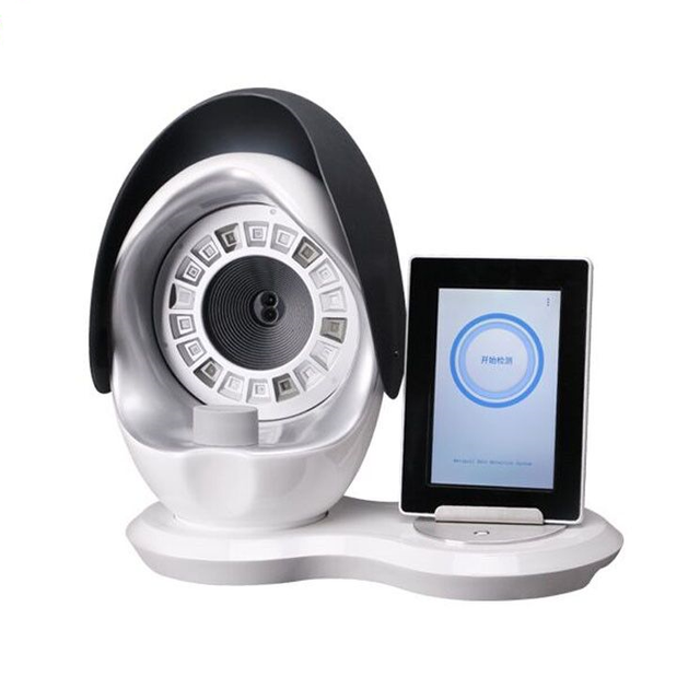 Face Skin Analyzer Dual 12MP HD Cameras AI Facial Imaging System for Skin Moisture Pore Wrinkle Pigment Analysis Salon Use