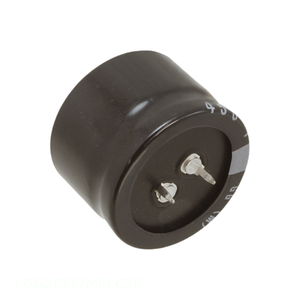 Condensateur à traversée de canal (TH) 1200 uF LGG2C122MELC25 CAP ALUM 1200UF 20% 160V SNAP TH - Product Image 1