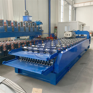 High Quality Glazed Roof <b>Tile</b> Roll Forming Machine Color Roof <b>Tile</b> Making Roll Forming Machine - Product Image 4
