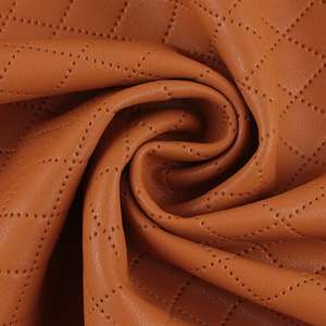 หนัง <span class=keywords><strong>PU</strong></span> PVC แบบเย็บลายควิลท์ กันน้ำ กันเชื้อรา เป็นมิตรกับสิ่งแวดล้อม สำหรับเบาะรถยนต์  ฐานลายนูน  กระเป๋า  เสื้อผ้า - Product Image 4